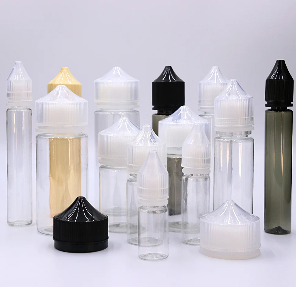Vape and e-liquid packaging bottles